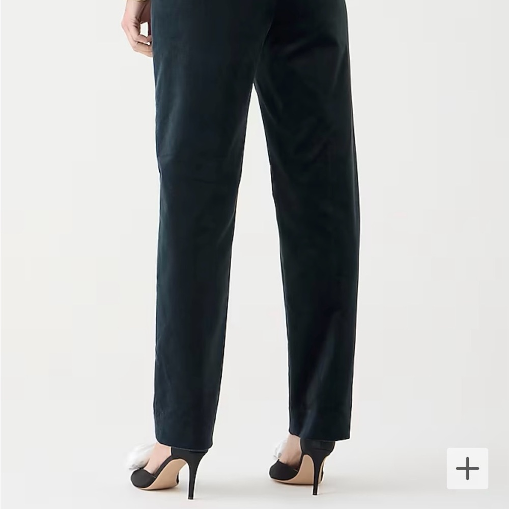 J Crew Collection stretch cotton velvet pants size 14 new, never worn with tags - Picture 3 of 5